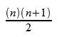 triangular numbers